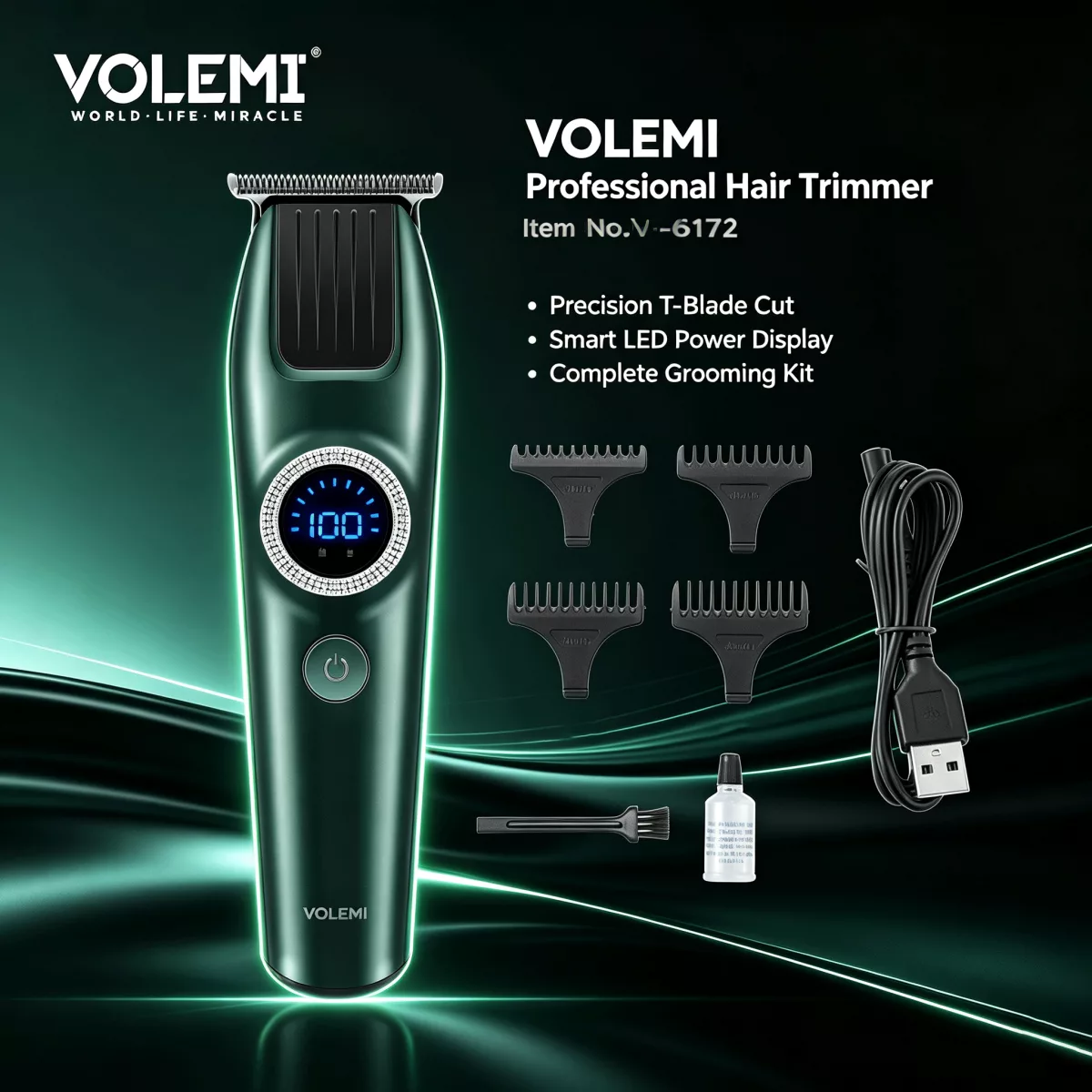 VOLEMI Hair Clipper V-6172