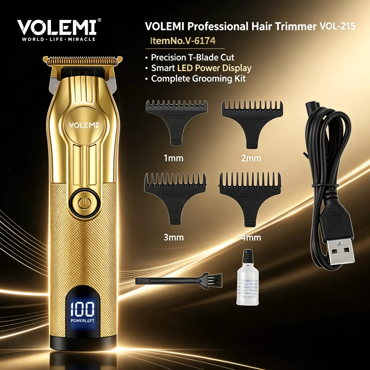 VOLEMI Hair Clipper V-6174