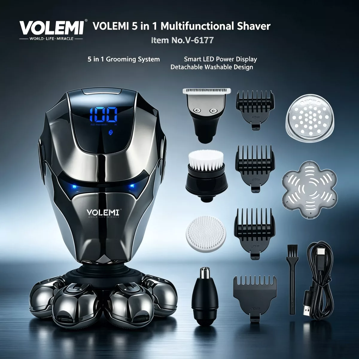 VOLEMI Hair Clipper V-6177