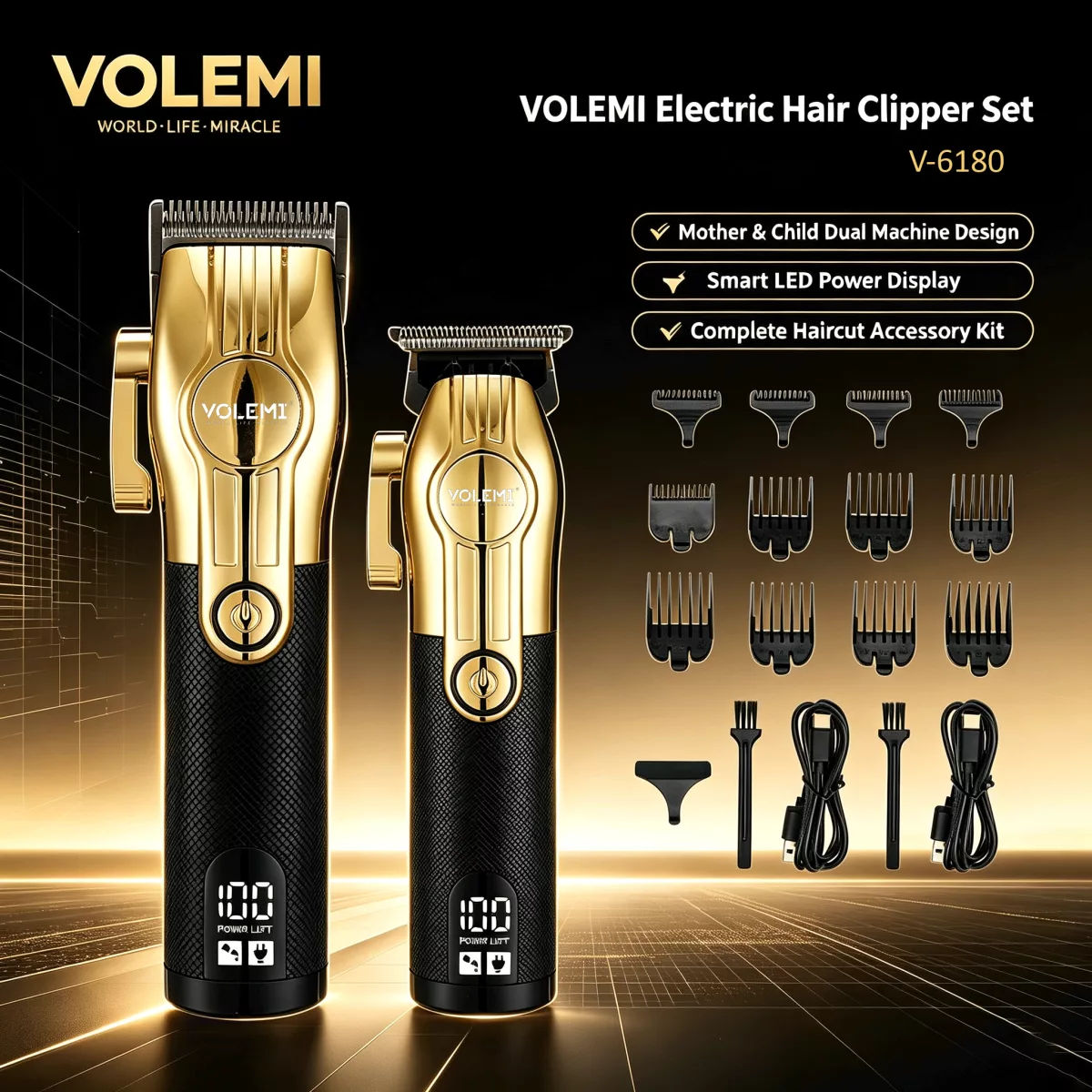 VOLEMI Hair Clipper V-6180