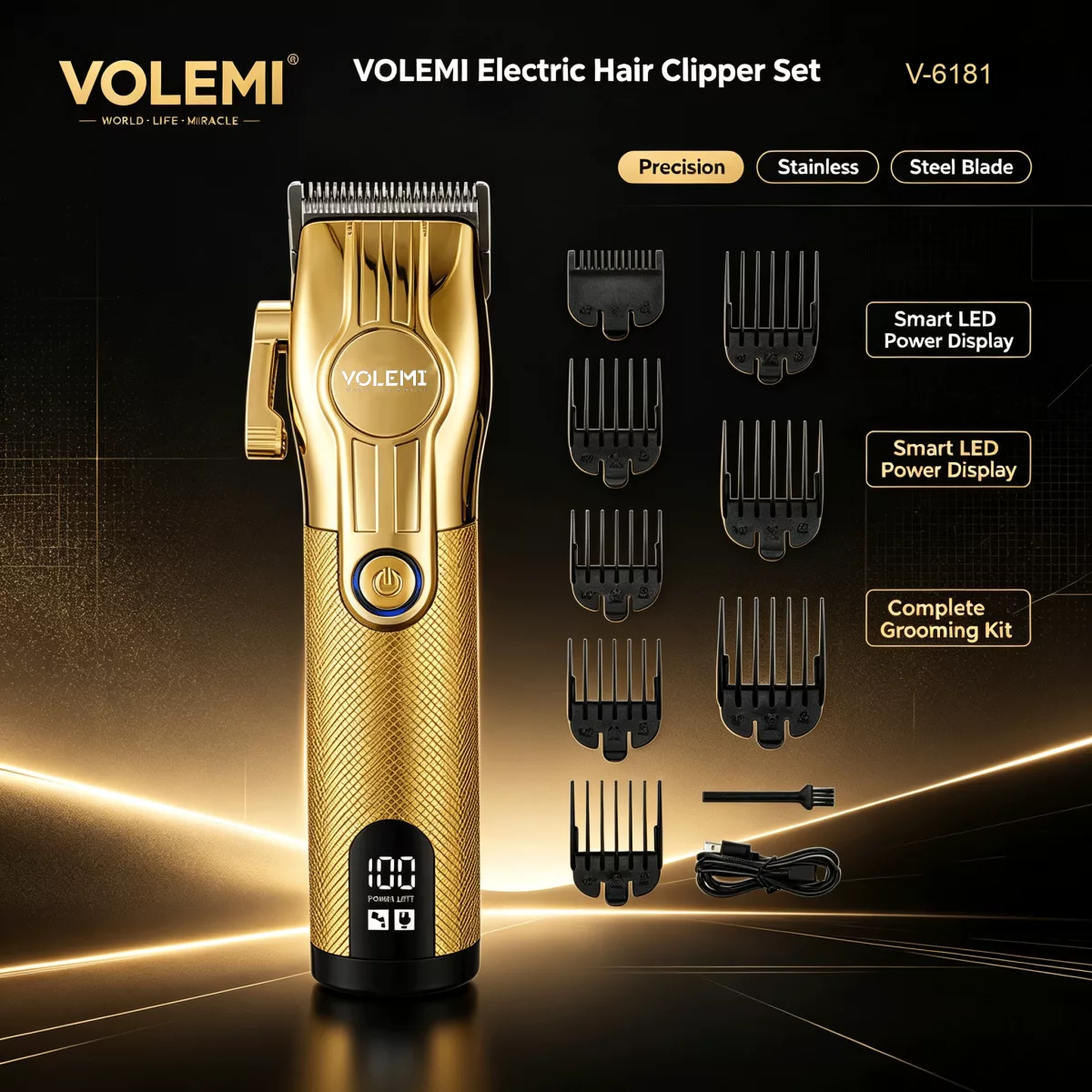 VOLEMI Hair Clipper V-6181