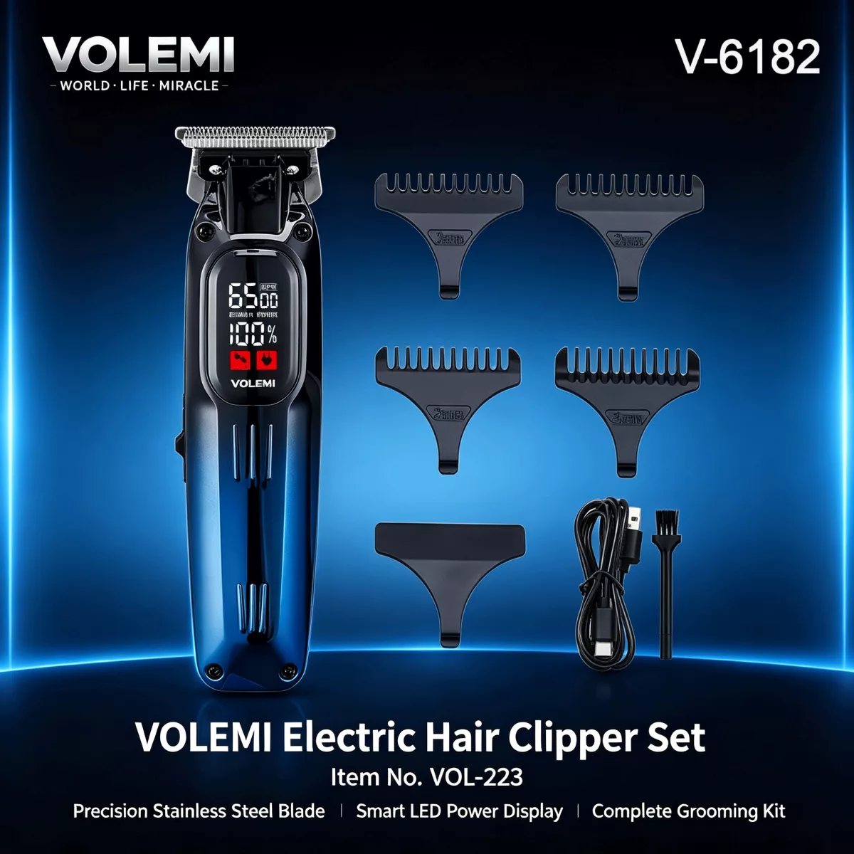 VOLEMI Hair Clipper V-6182