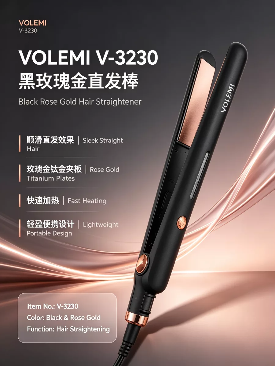 VOLEMI Hair Straighteners V-3230