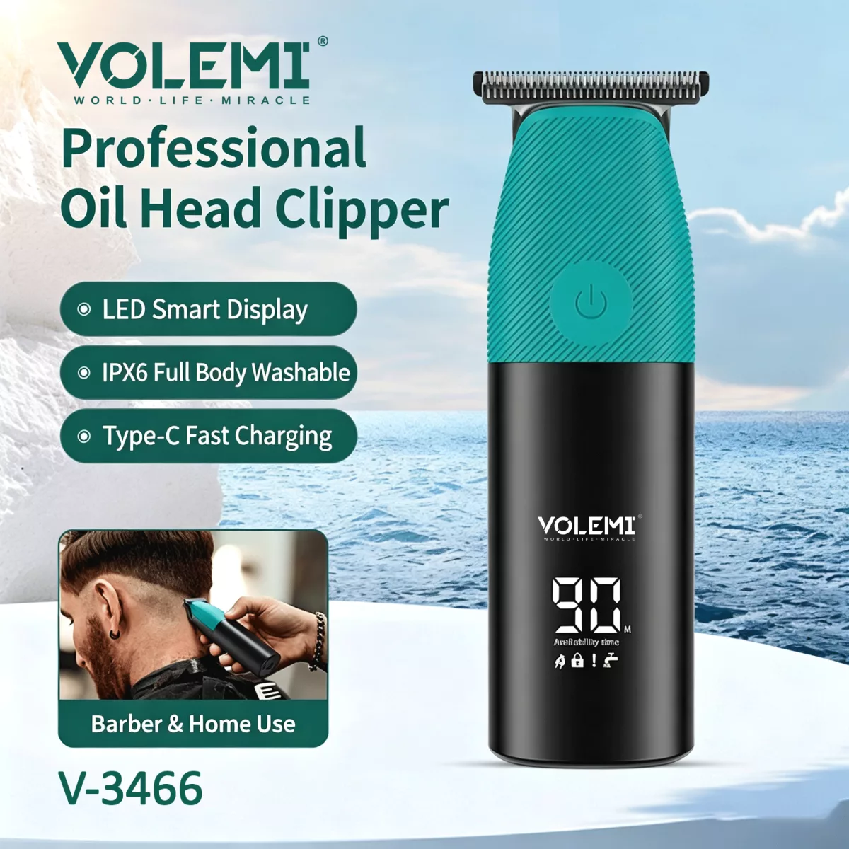 VOLEMI Men's Shavers v-5032