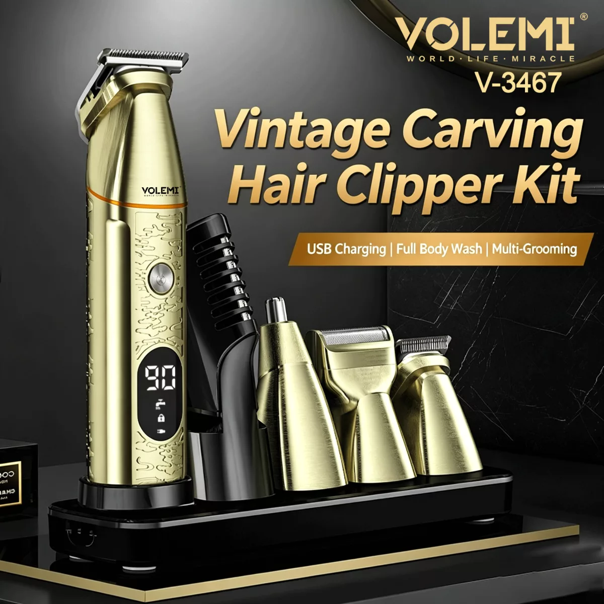 VOLEMI Hair Clipper v-5035