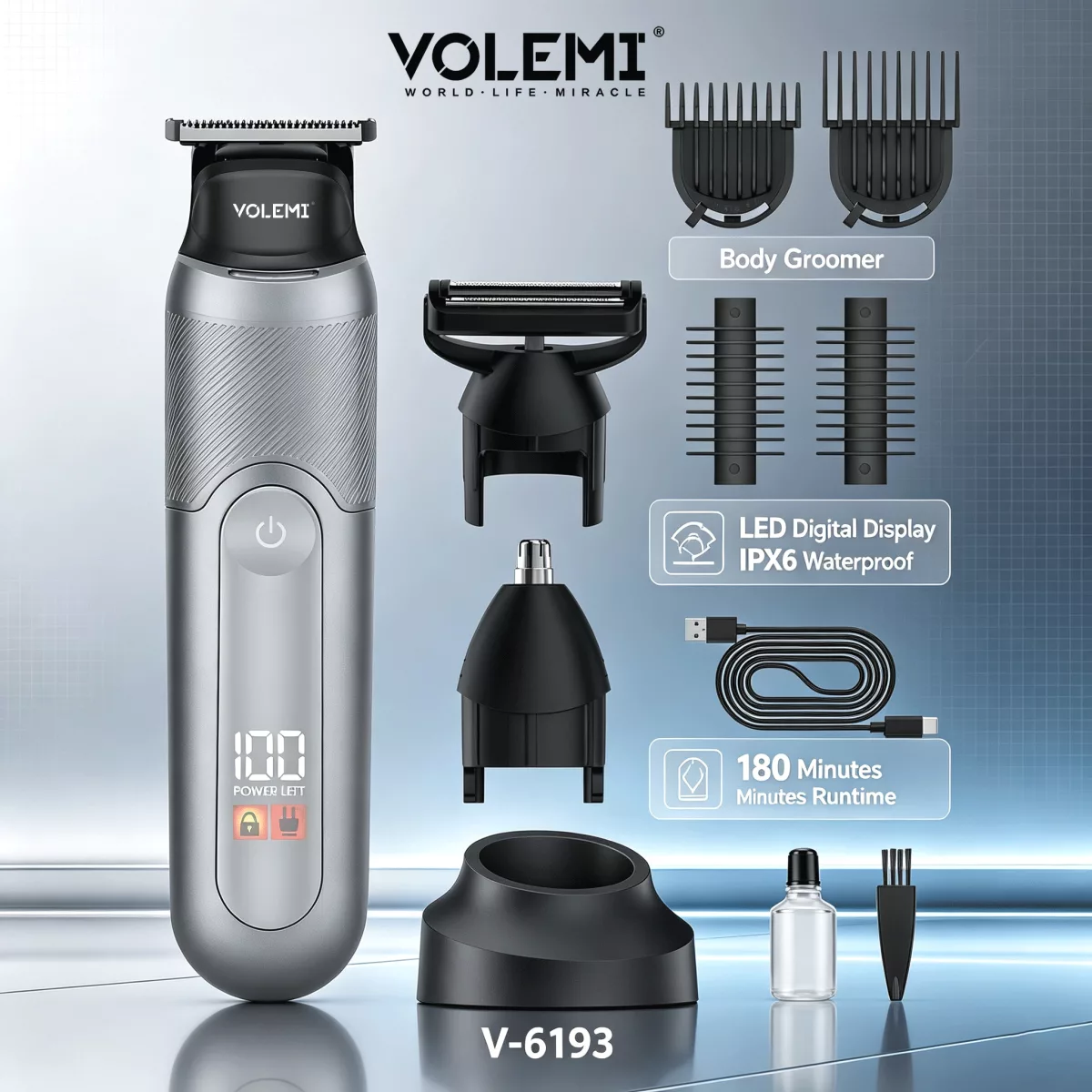 VOLEMI Hair Clipper V-6193