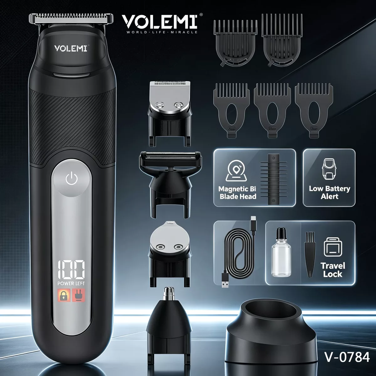 VOLEMI Hair Clipper V-0784