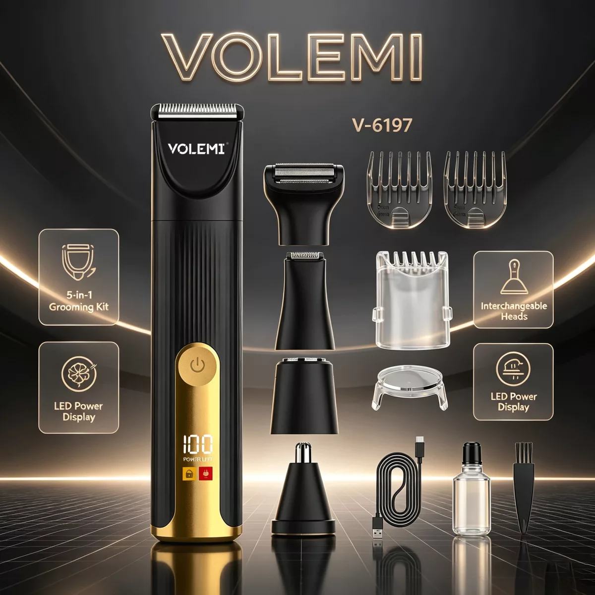 VOLEMI Hair Clipper V-6197