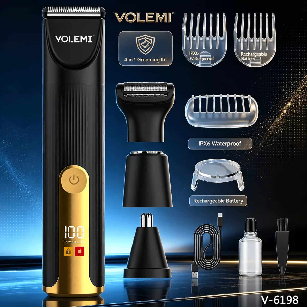 VOLEMI Hair Clipper V-6198