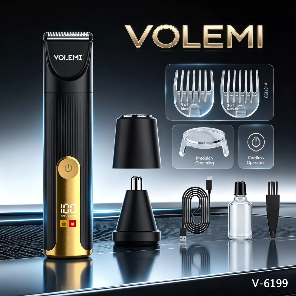 VOLEMI Hair Clipper V-6199