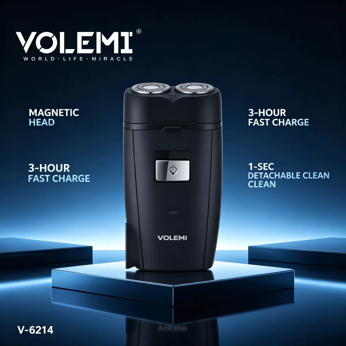 VOLEMI Men's Shavers V-6214