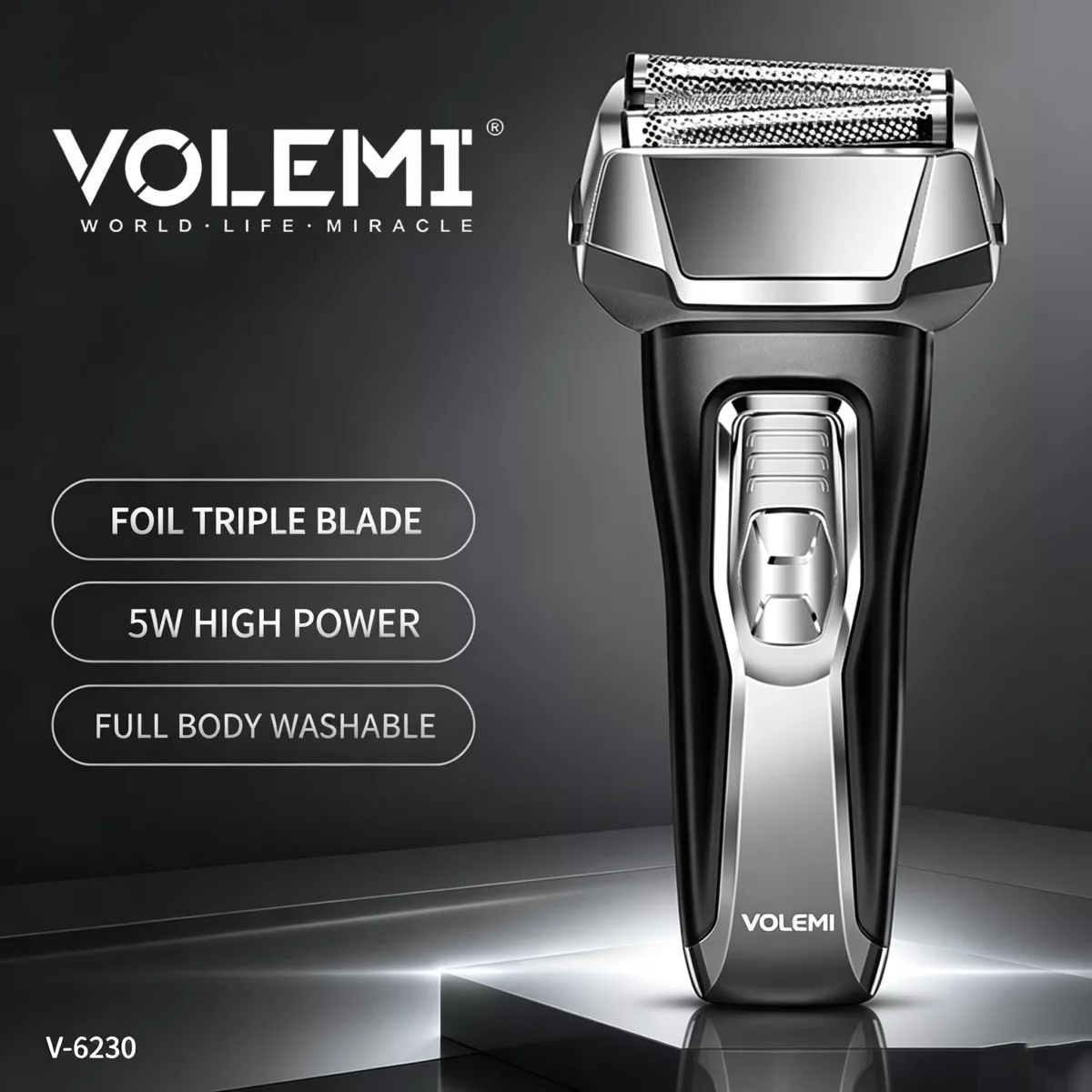 VOLEMI Men's Shavers V-6230