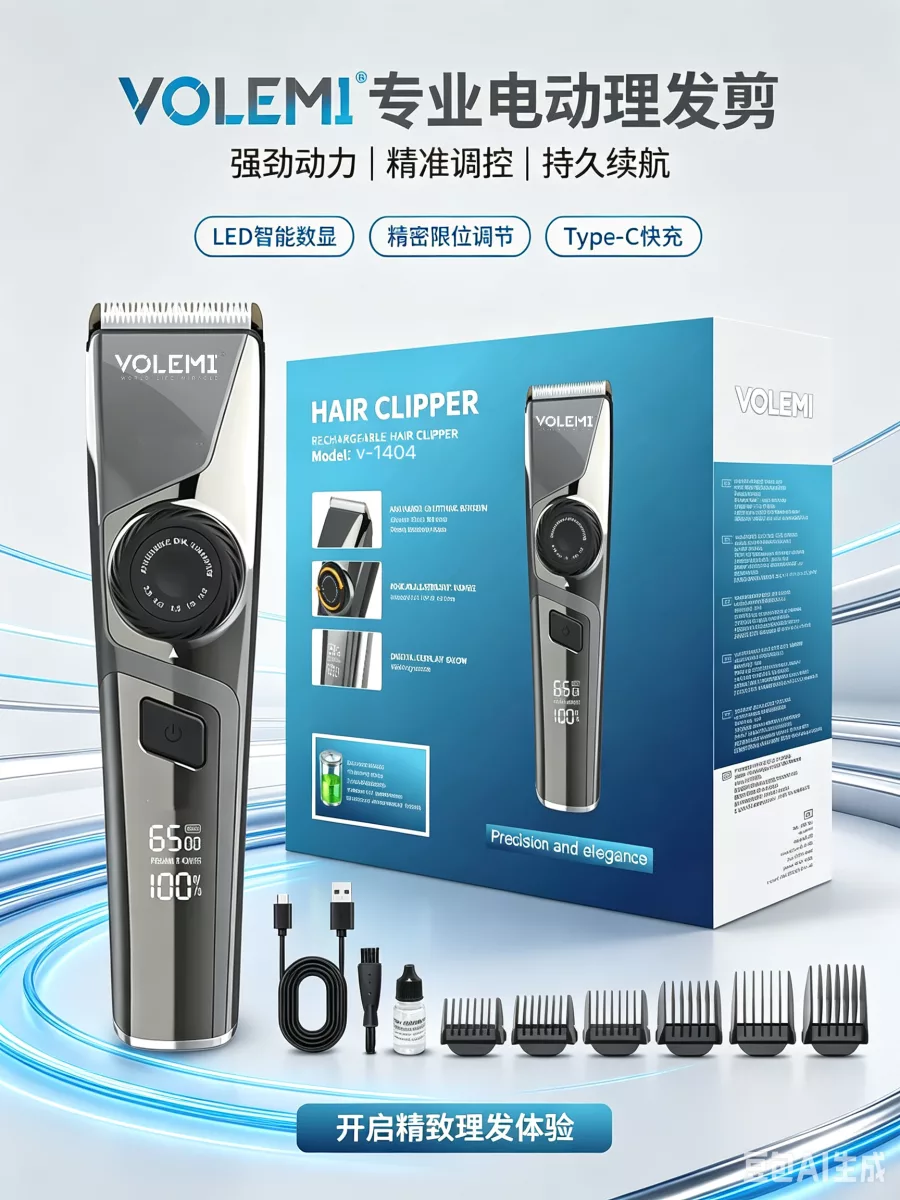 VOLEMI Hair Clipper V-1404