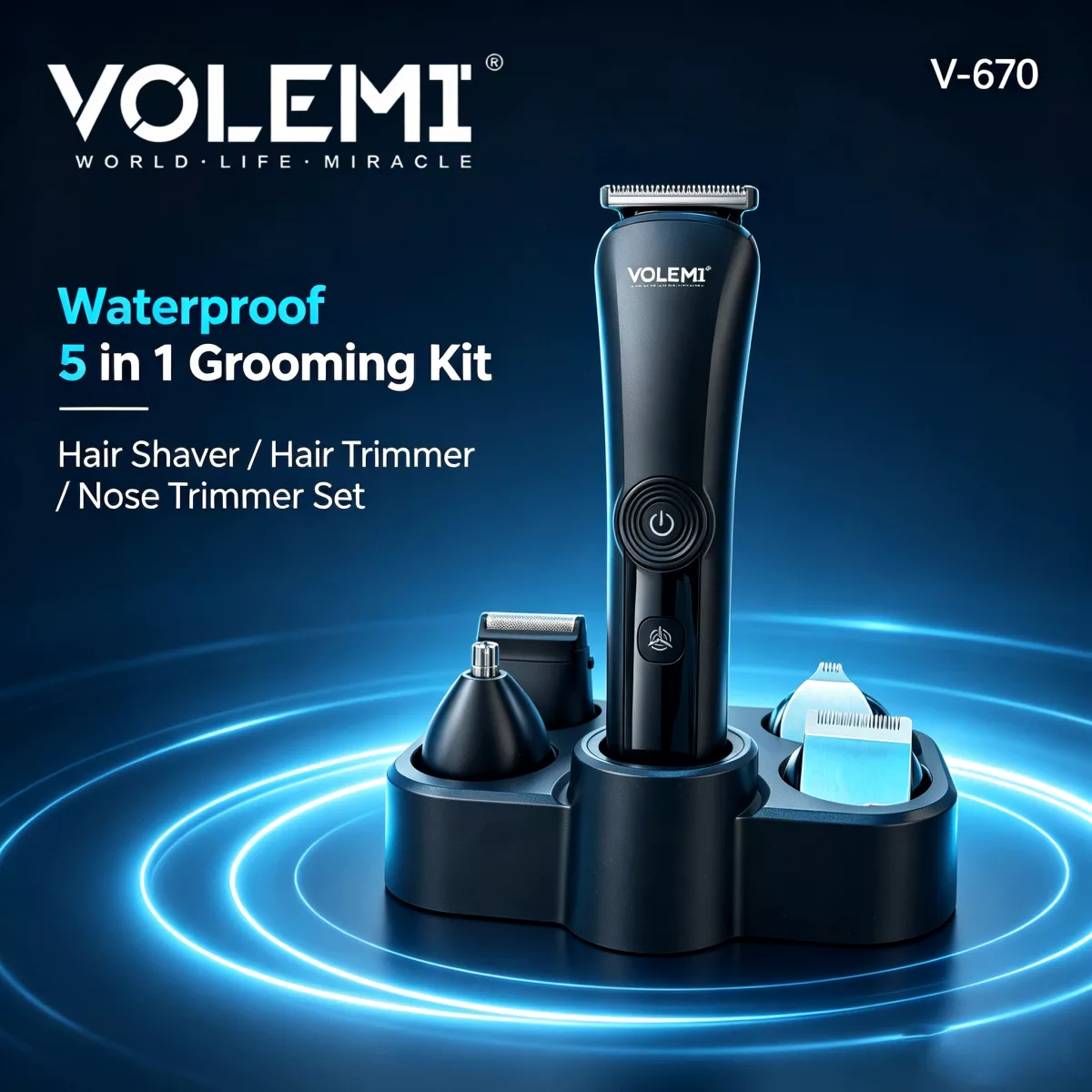 VOLEMI Men's Shavers V-670