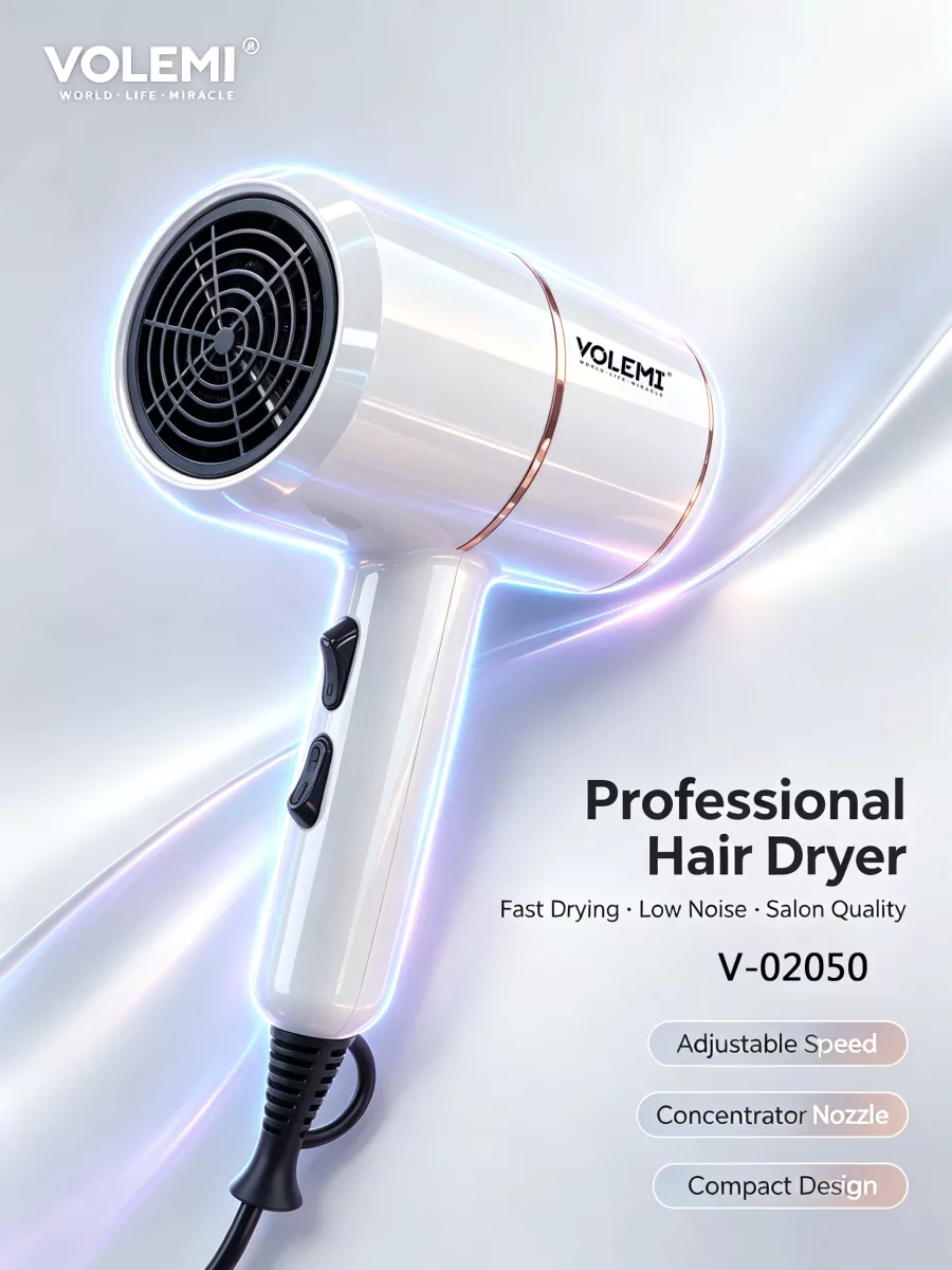 VOLEMI Professional Hair Dryer (Platinum Model)