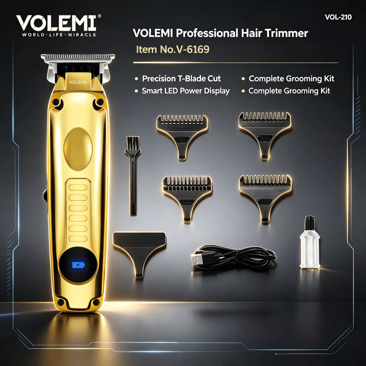 VOLEMI Hair Clipper V-6169