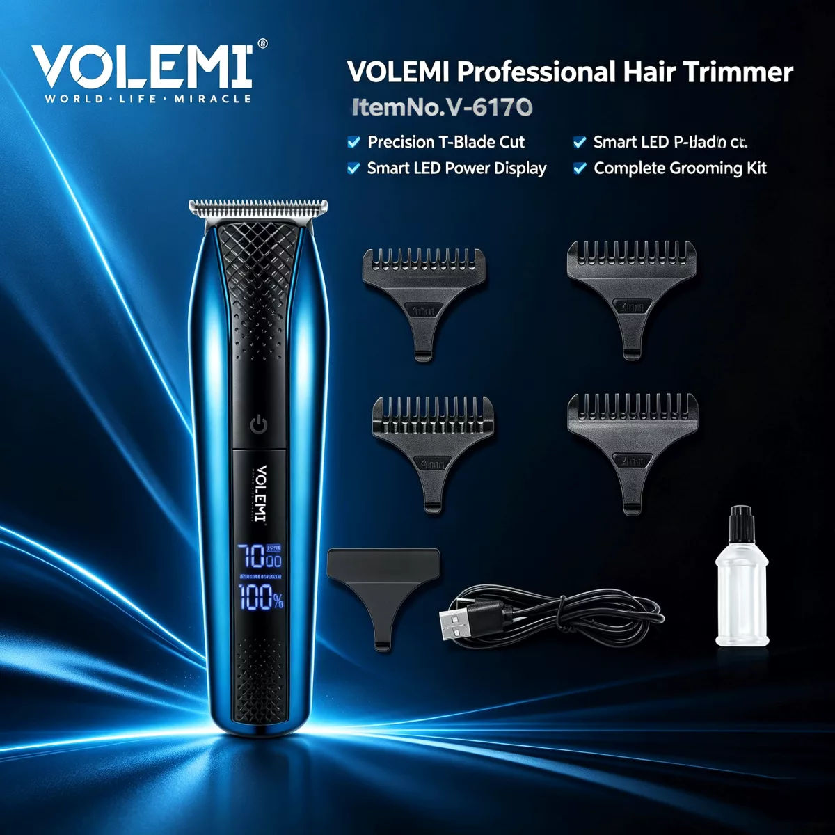 VOLEMI Hair Clipper V-6170