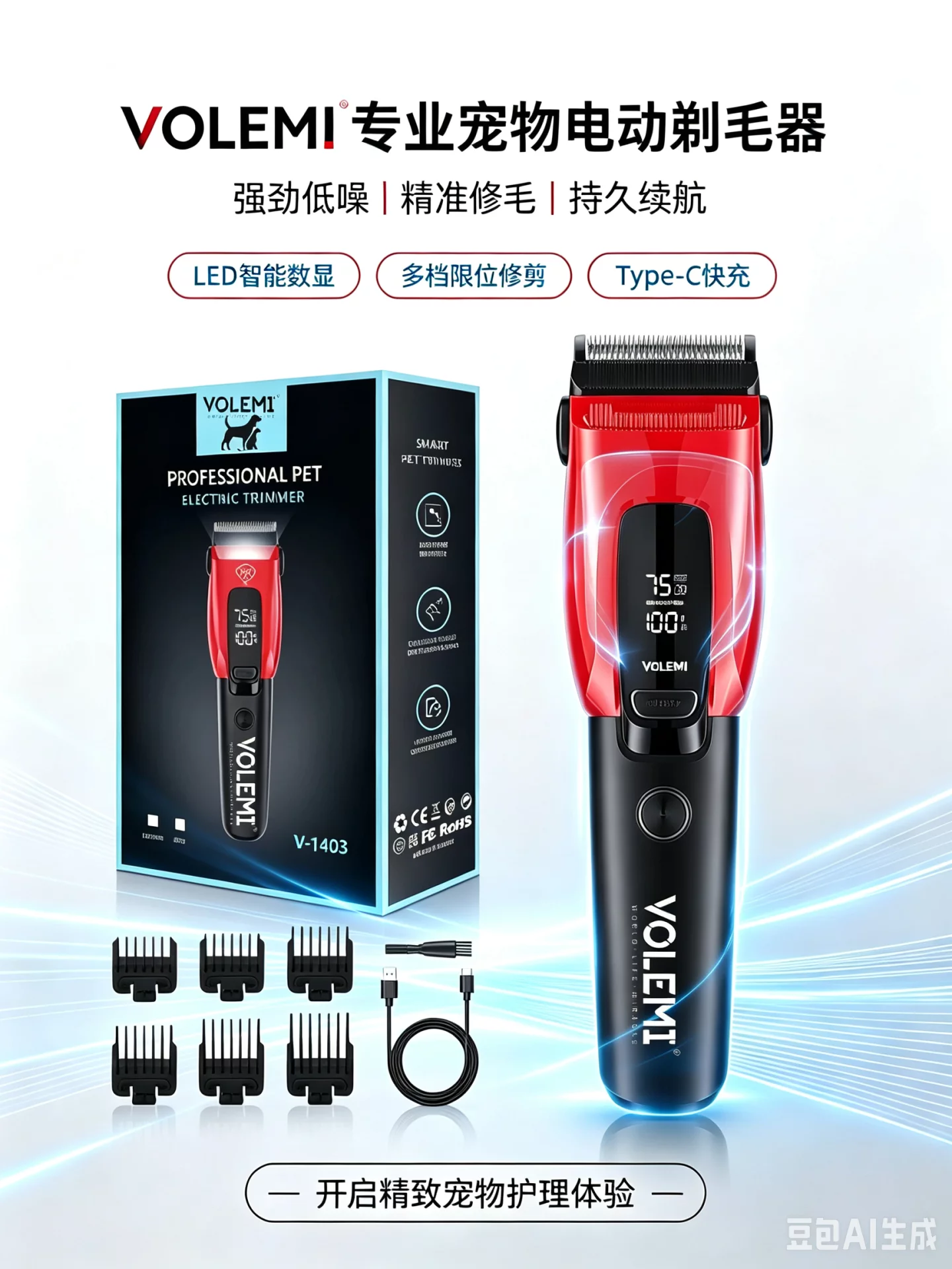 VOLEMI Hair Clipper V-1403